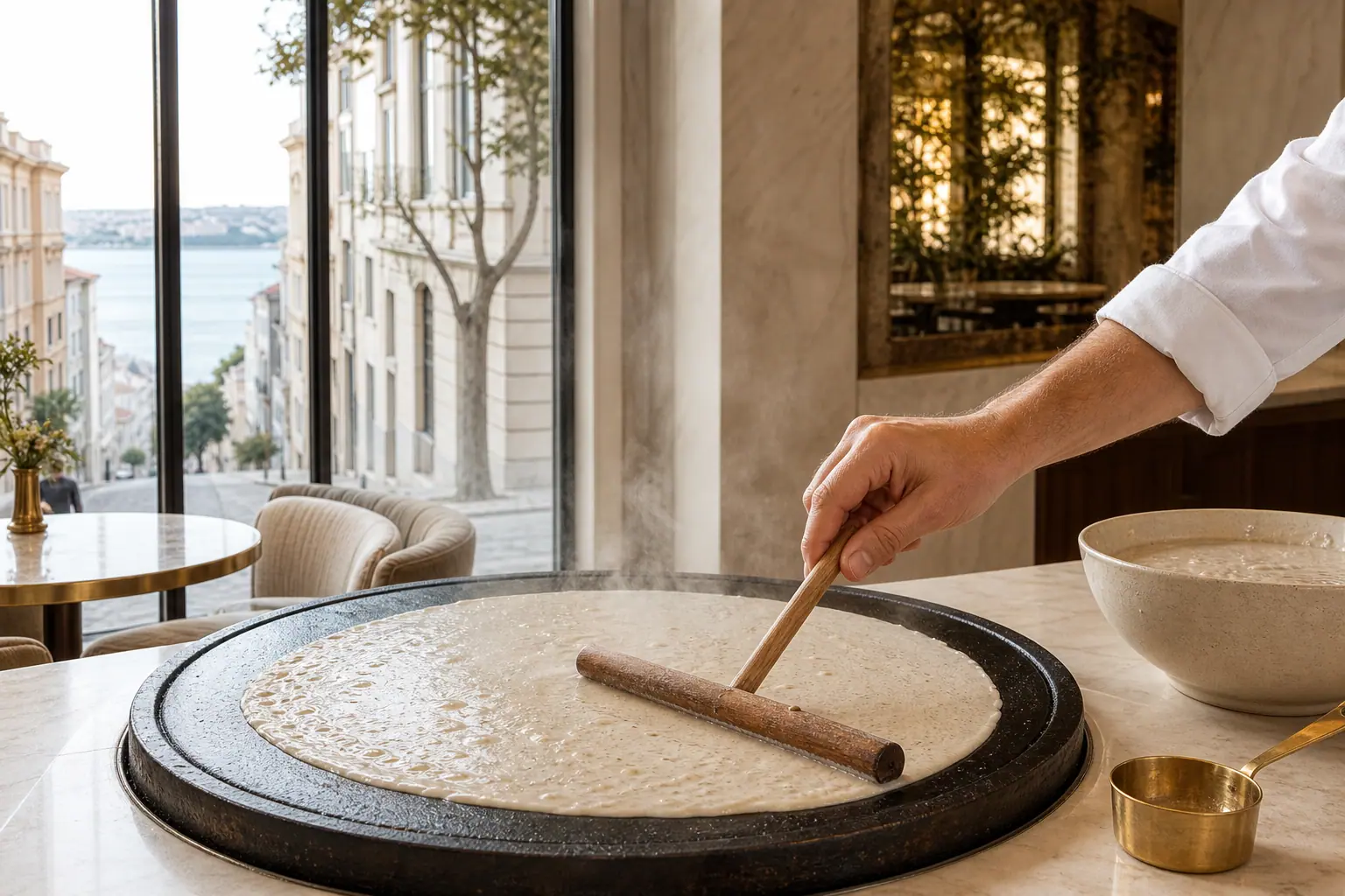 Ziara Istanbul — crepe griddle