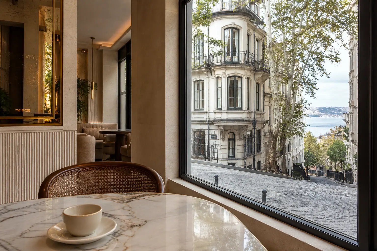 Ziara Istanbul — window and city