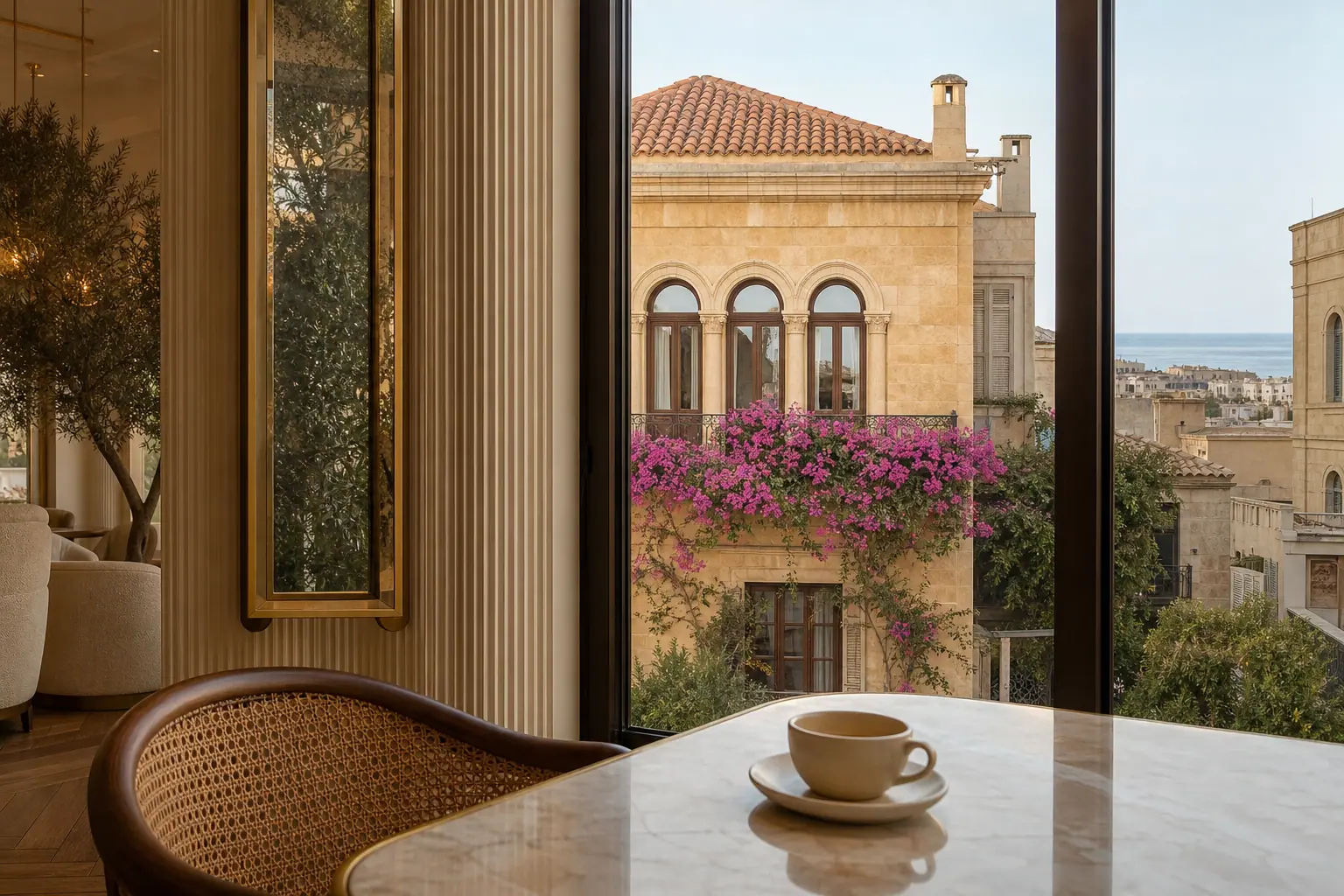 Ziara Beirut — window and city
